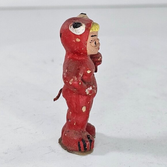 Vintage Spanish Mud People Devil Figurine Terracotta Halloween - Picture 2 of 7